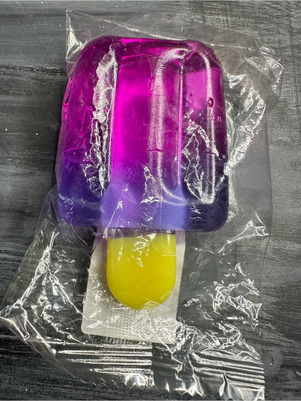 Popsicle squishy fidget stress relief pink,purple